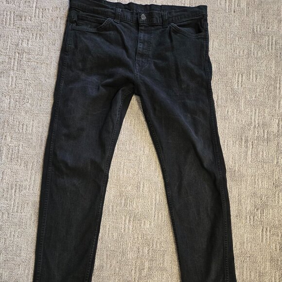 Levi Black Jeans 36x32 - Picture 1 of 3